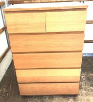 2 Over 4 Chest of drawers 48 inches tall 32 inches wide 19 inches depth