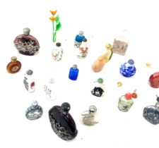 Selection of oriental bottles tallest measures approx 4 inches tall