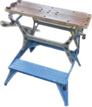 Workmate fold up bench approx width 29 inches by 31 tall