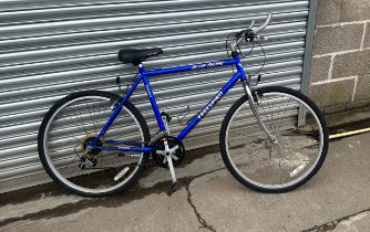 Vintage gents blue spirit mountain bike