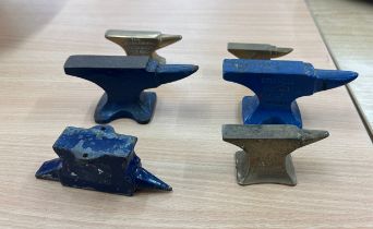 Selection of vintage and later anvils