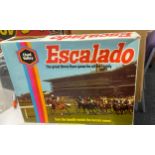 Vintage Chad Valley Escalado horse racing game in original box