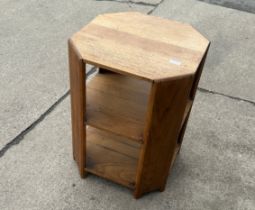 Oak book table possibly heels measures approx 24 inches tall