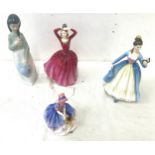 Selection of Royal Doulton ladies to include Katrina etc and one Noa figure