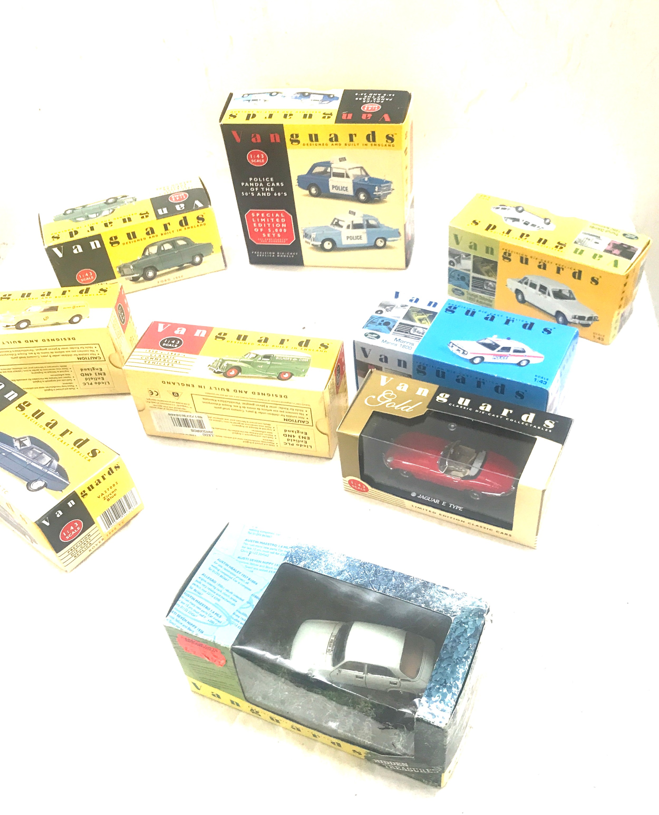 Selection of Van Guards boxed cars includes Essex Police, Zircon Blue etc - Image 2 of 4