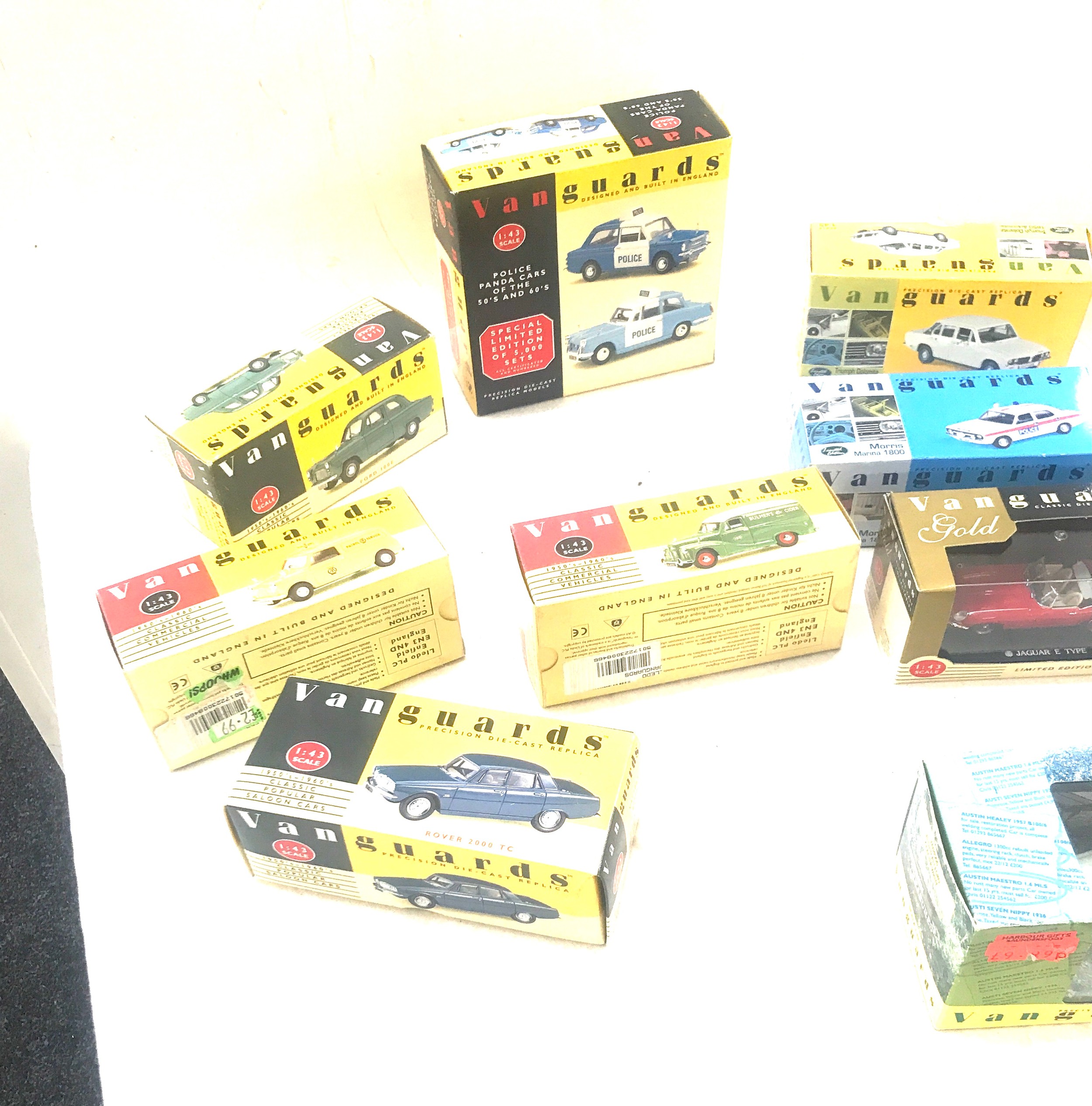 Selection of Van Guards boxed cars includes Essex Police, Zircon Blue etc - Image 3 of 4