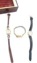 Selection of 3 Vintage ladies wrist watches includes Rotary, Wienenberger and Enicar