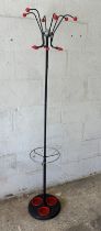 Original 1960's retro coat and umbrella stand overall height 66.5 inches tall