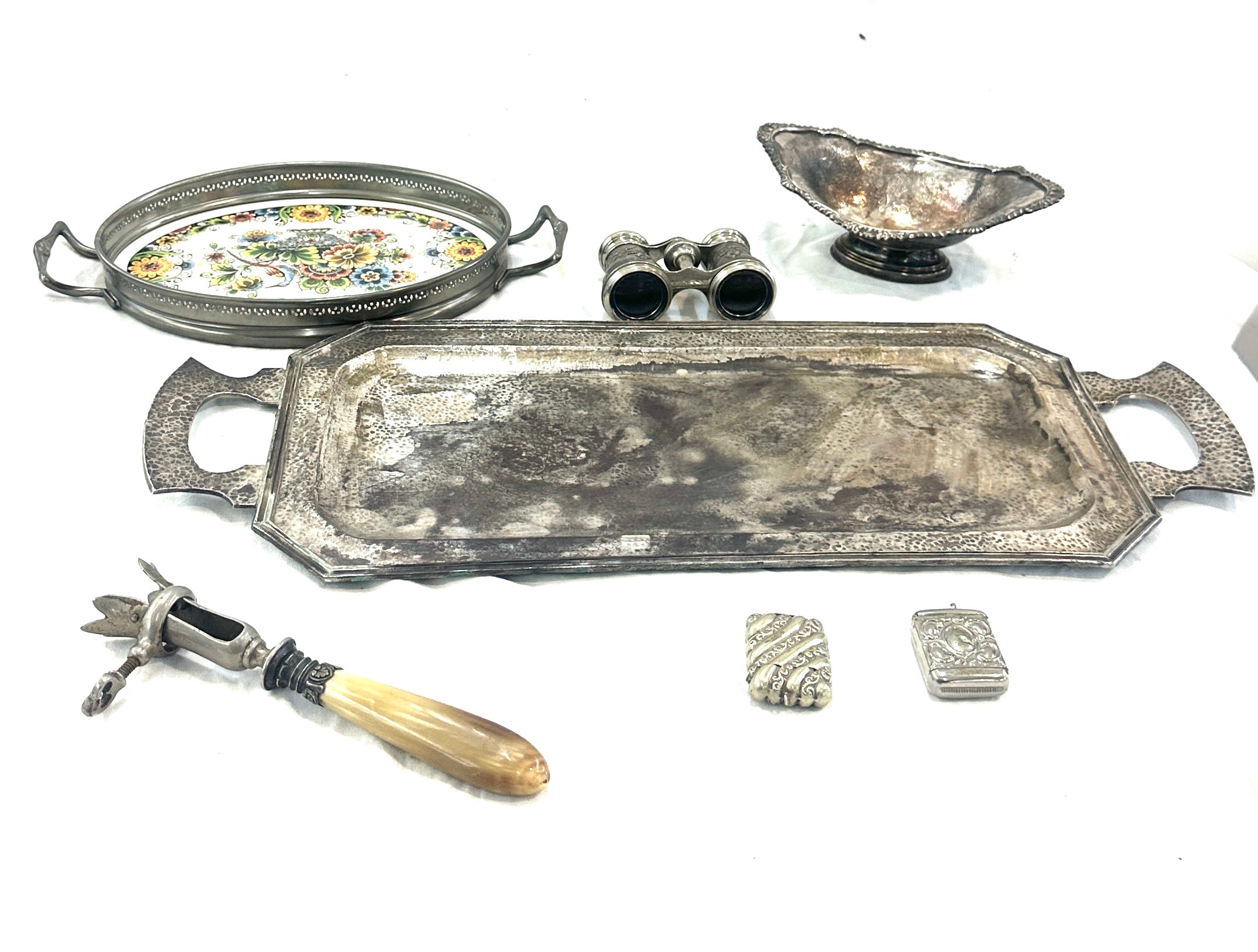 Selection of silver plate / metalware