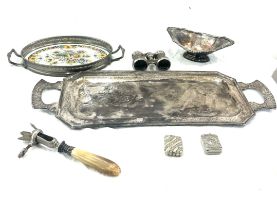 Selection of silver plate / metalware
