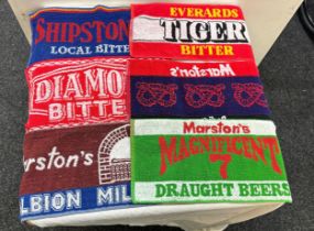 Selection of vintage Beer bar cloths