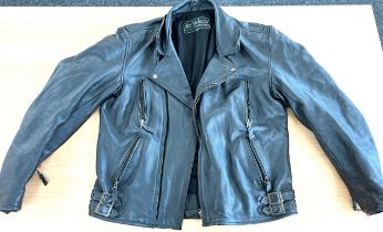 Vintage bikers paradise leather jacket size 44