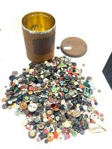 Selection of vintage buttons