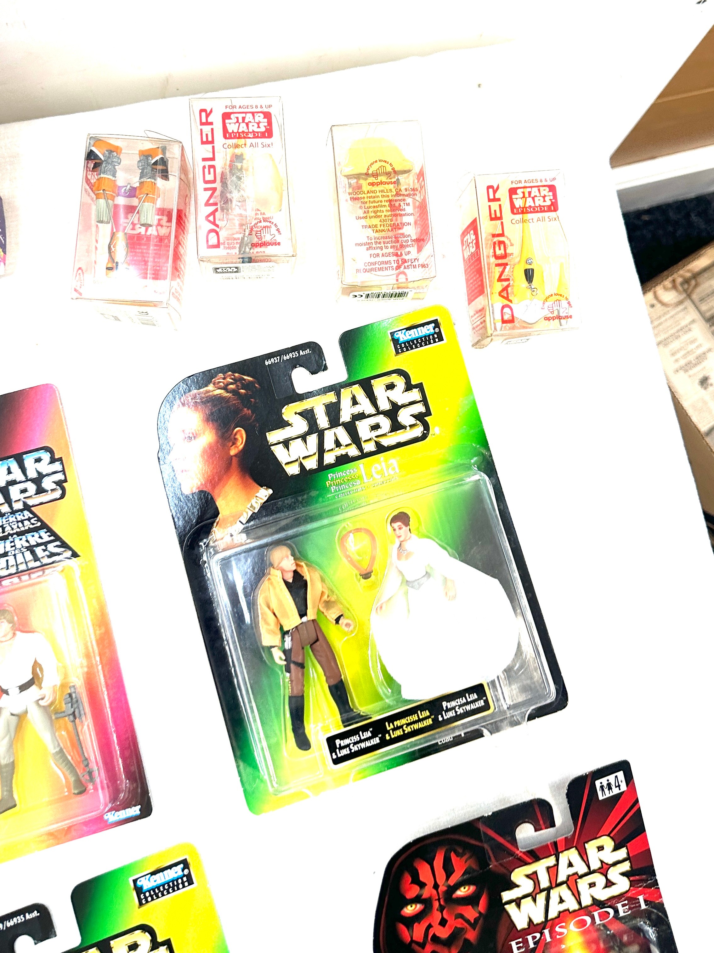 Star Wars 4 figure stampers, Kenner Star Wars figures Leia, Luke Skywalker, Princess Leia and - Bild 2 aus 8