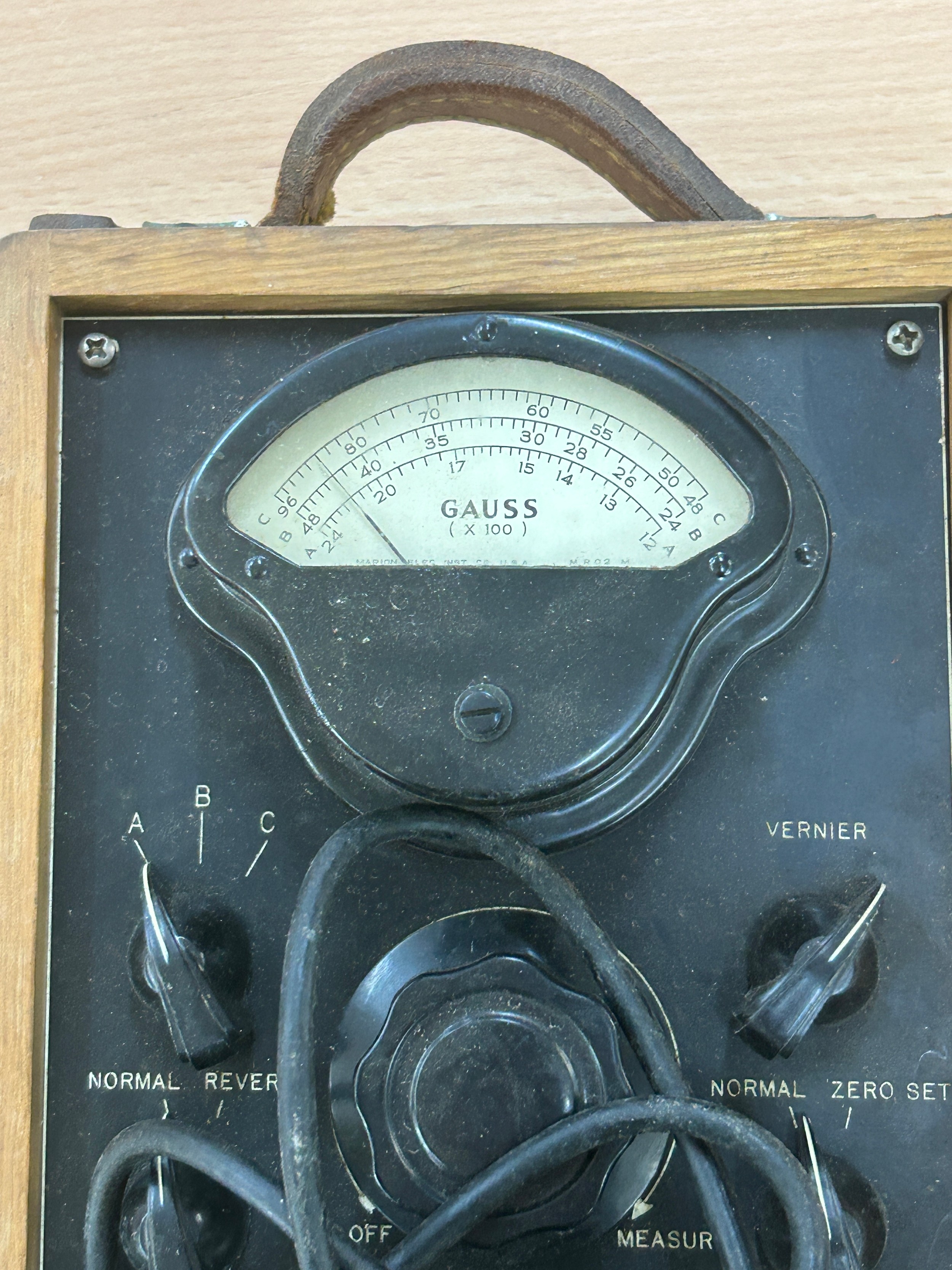 Wooden cased TS 15A/AP Flux Meter, untested - Image 2 of 5