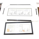 Scott Adams, 20th century, Dilbert cartoon print, limited edition no. 766/850, signed in pencil to