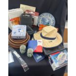 Selection of miscellaneous to include electrical items, books, wooden items, phones etc