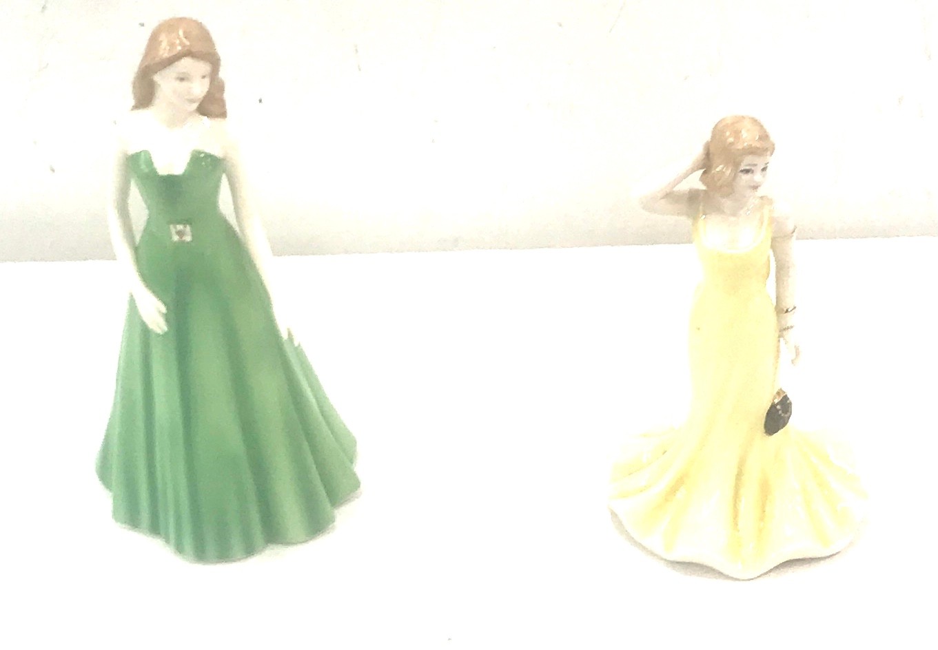 Royal Doulton Scorpio figure and a Coalport Especially foryou