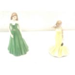 Royal Doulton Scorpio figure and a Coalport Especially foryou