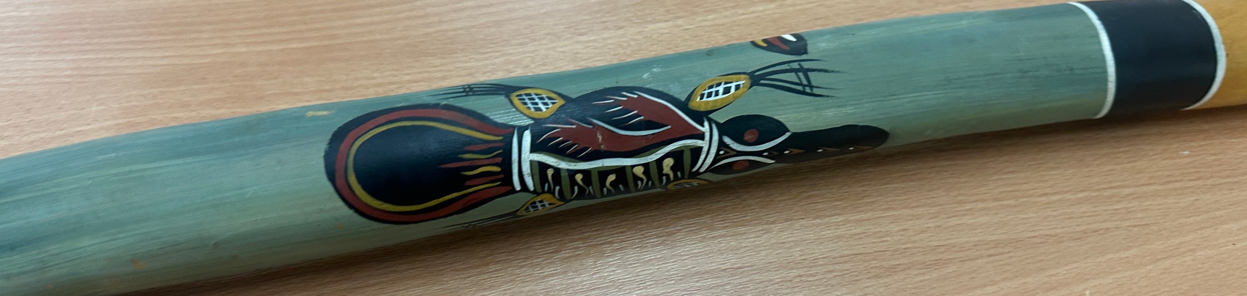 Vintage Didgeridoo, length approximately 45 inches - Image 2 of 2