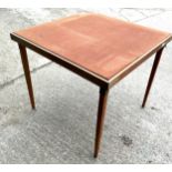 Folding game table 27 inches tall 30 inches wide 30 inches depth