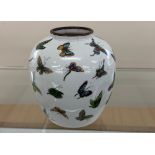 Oriental jardiniere with 6 character marks to base measures approx 6 inches tall