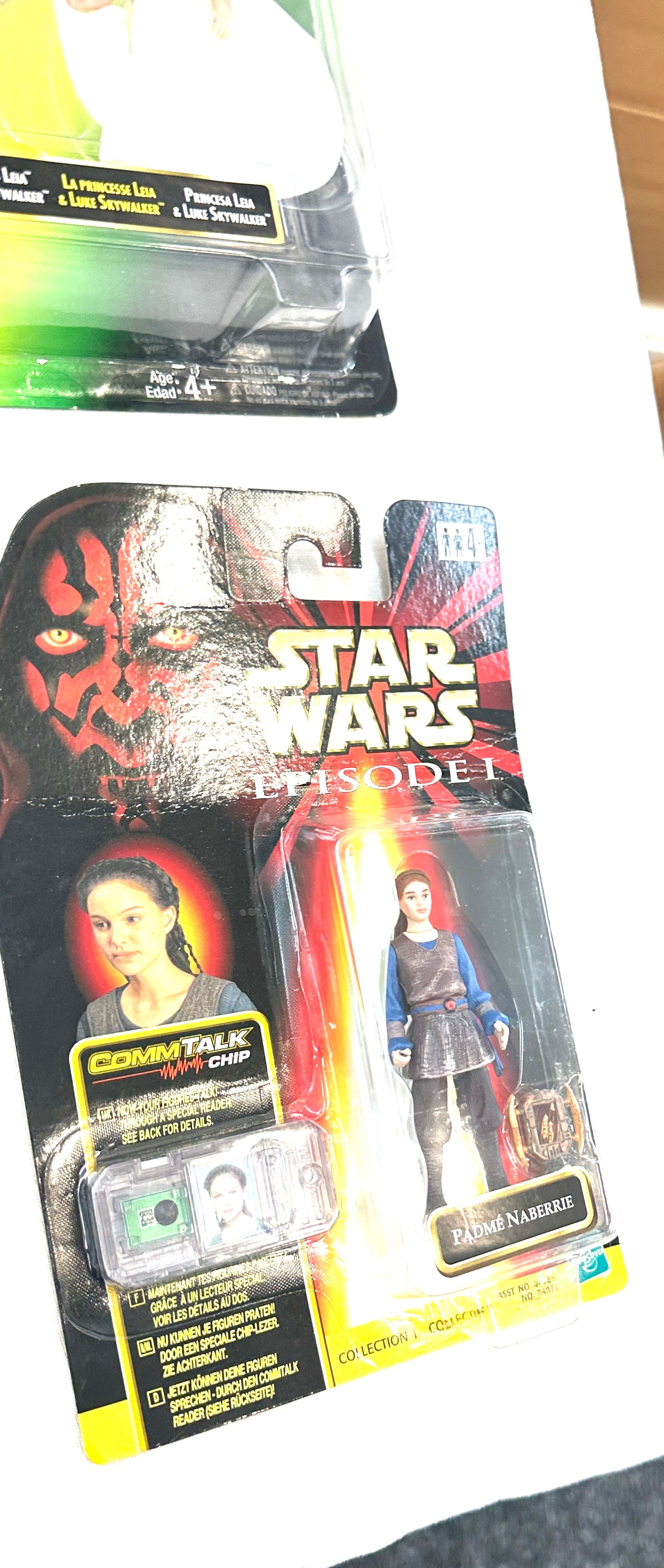 Star Wars 4 figure stampers, Kenner Star Wars figures Leia, Luke Skywalker, Princess Leia and - Bild 6 aus 8