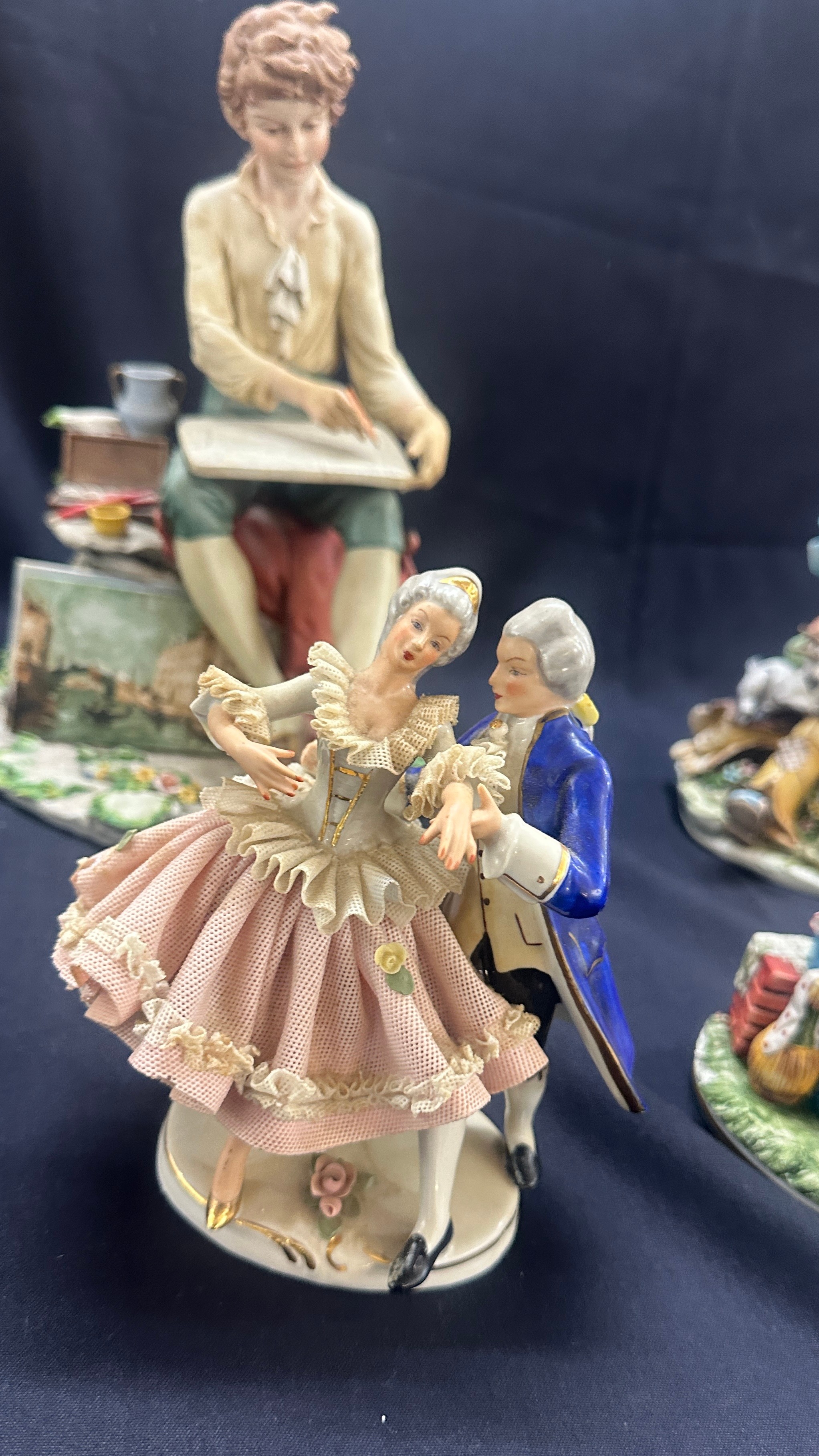 Selection of assorted figures includes capodimonte etc - Image 4 of 7