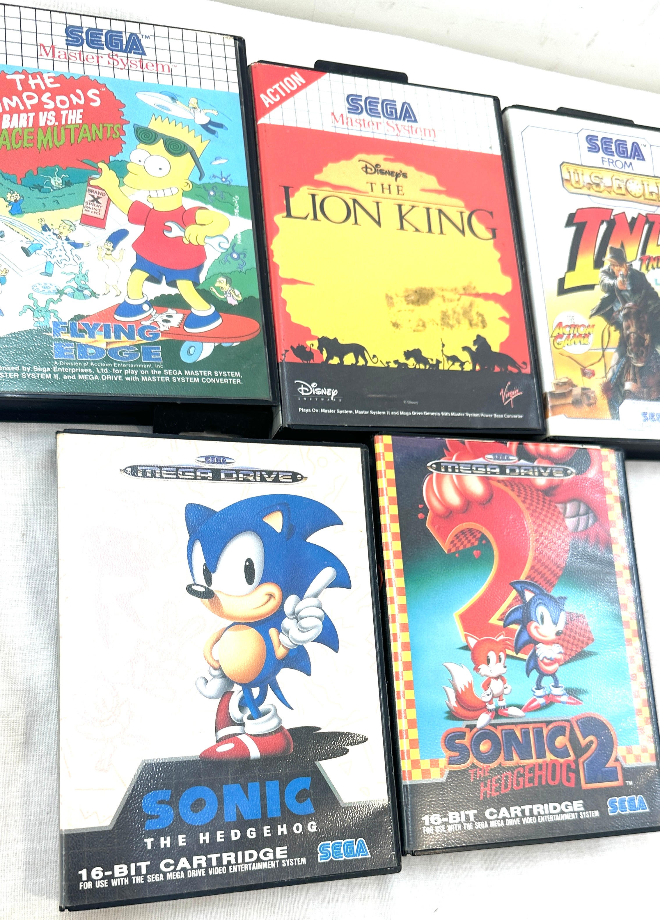 Selection vintage Sega Mega Drive, Sega Master system, Sega US Gold computer games, all untested - Image 2 of 4