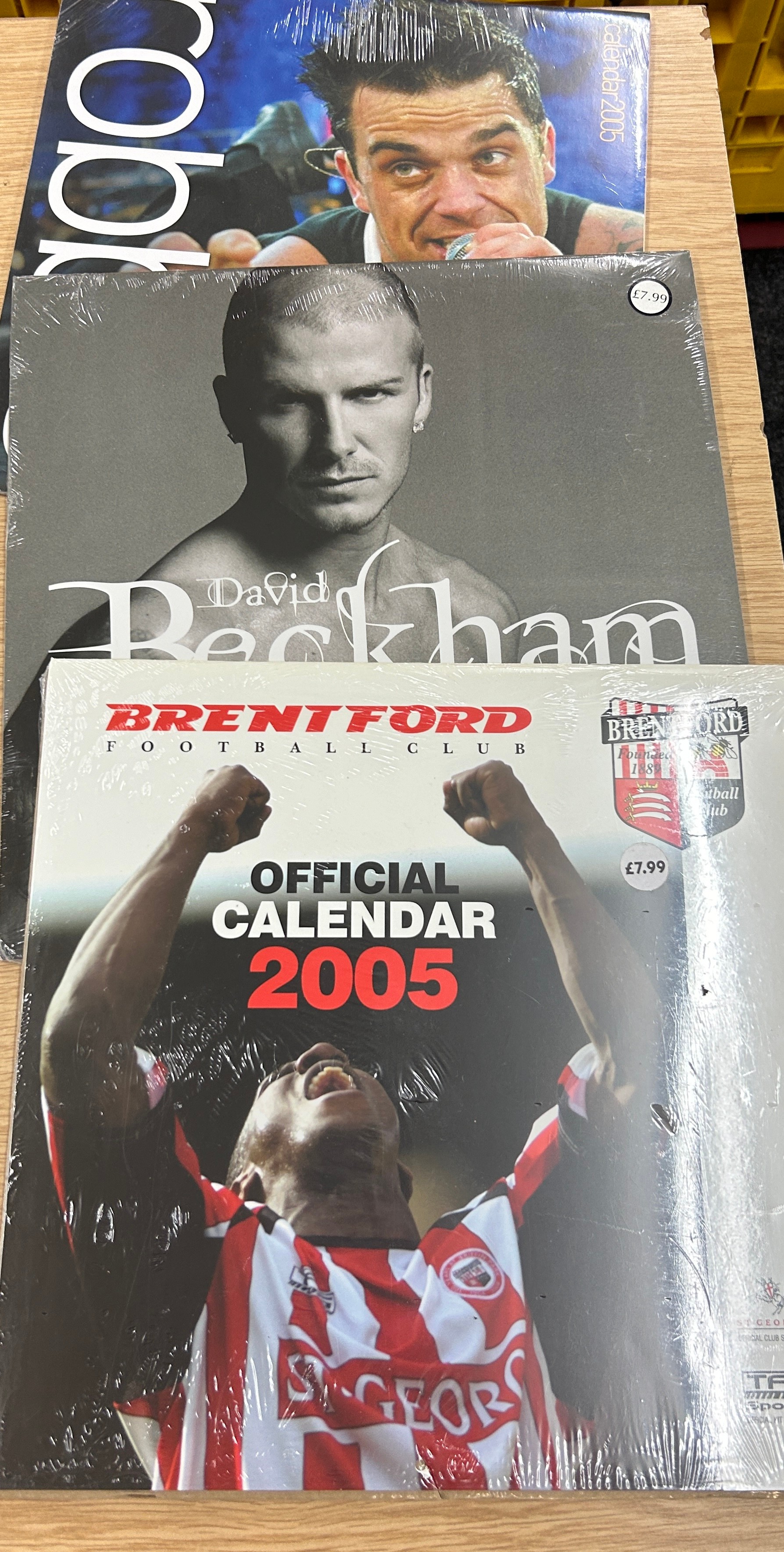 Selection of new and sealed calenders to include Gordan Ramsey, Harry Potter, David Beckham, - Image 5 of 5