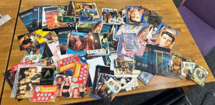 Large selection of assorted ephemera includes postcards, pictures, etc