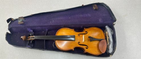 Vintage cased Violin