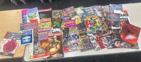 Large selection of assorted comics