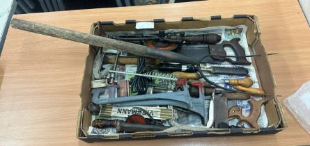 Box of vintage tools