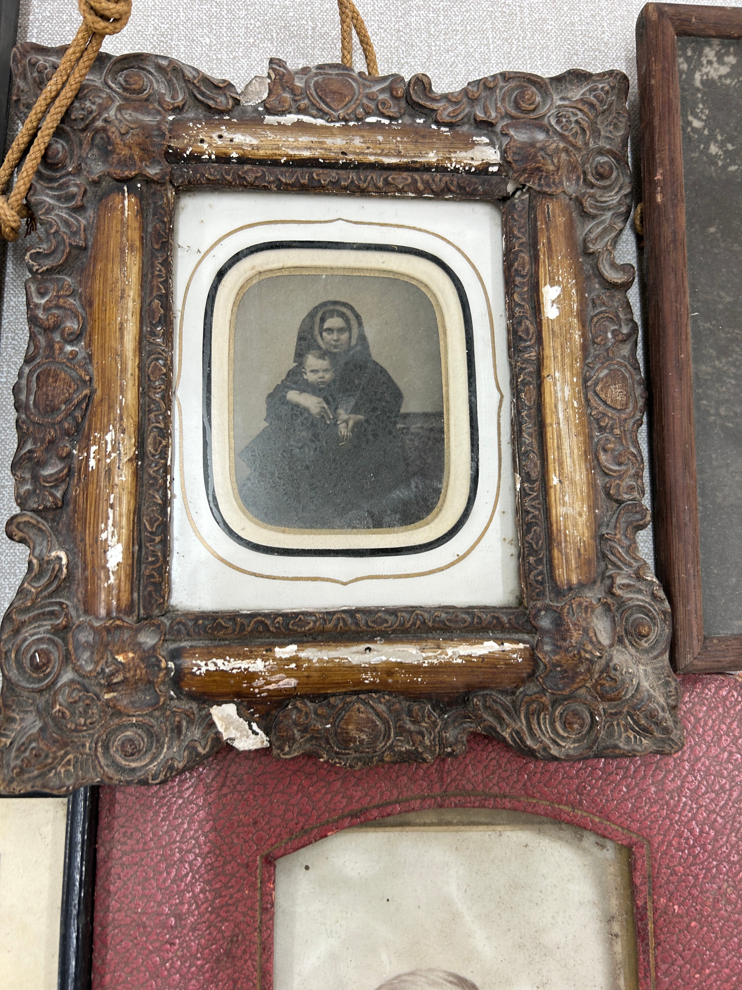 Large selection of framed antique photos largest measures approximately 16 inches by 16 inches - Image 6 of 10