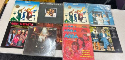 Selection of Abba LP/ Albums to include Greatest hits, SuperTrouper, Voulez Vous, The album, The