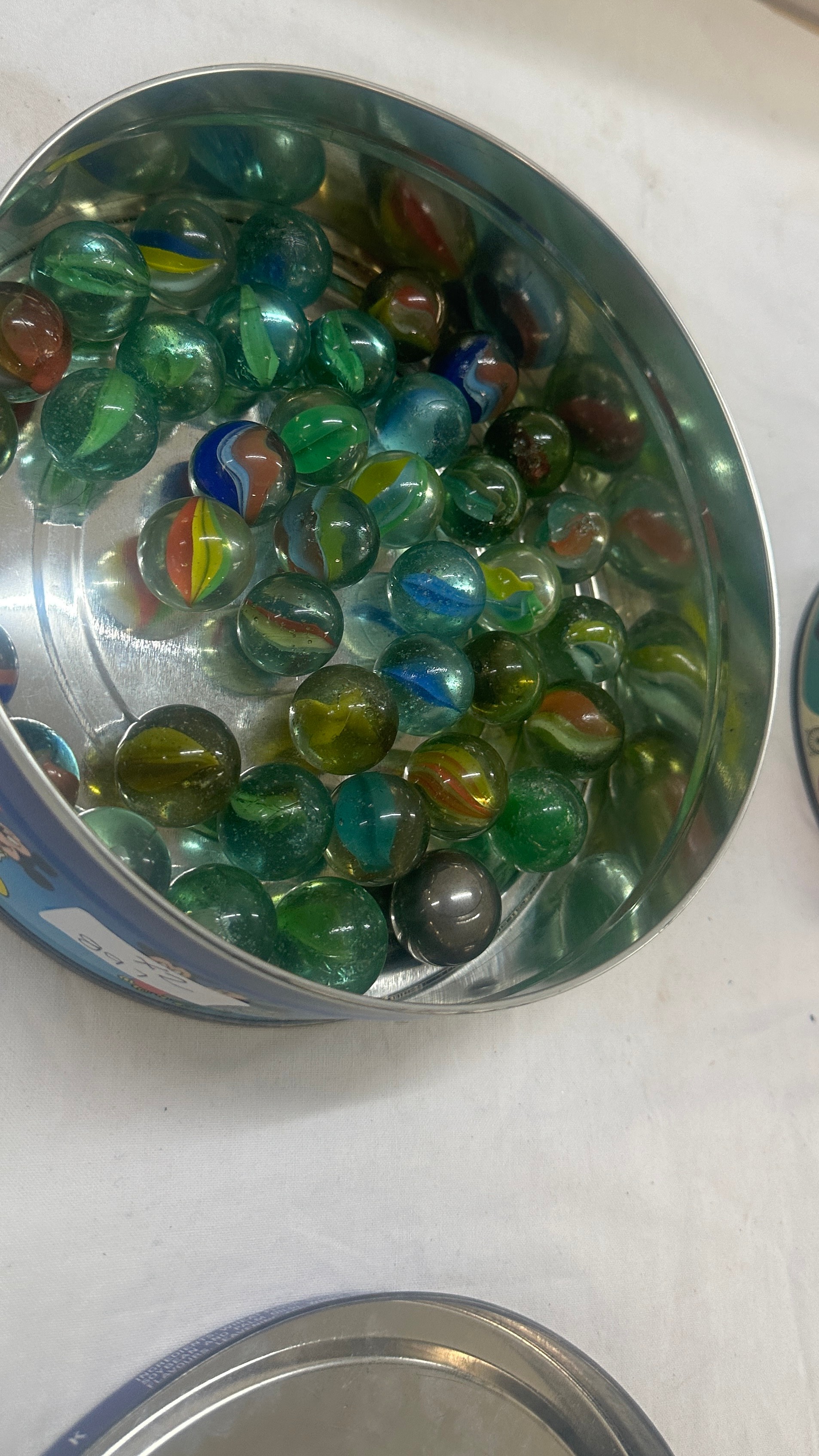 Large selection of vintage marbles - Image 2 of 3