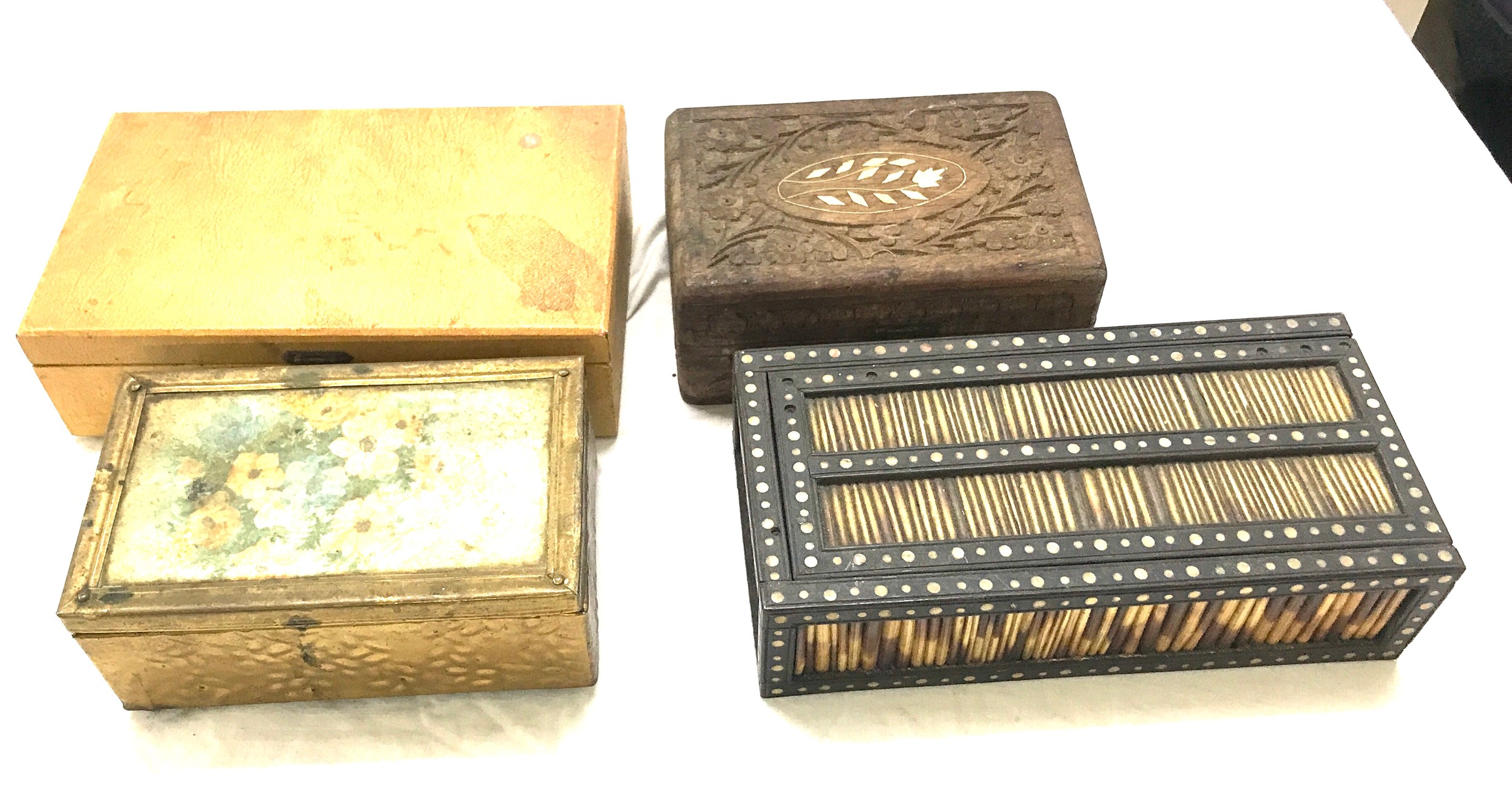 Large selection of assorted vintage and later boxes