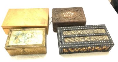 Large selection of assorted vintage and later boxes