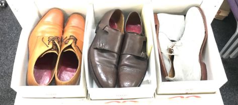 Three pairs of Boxed Mens size 12 dresons shoes