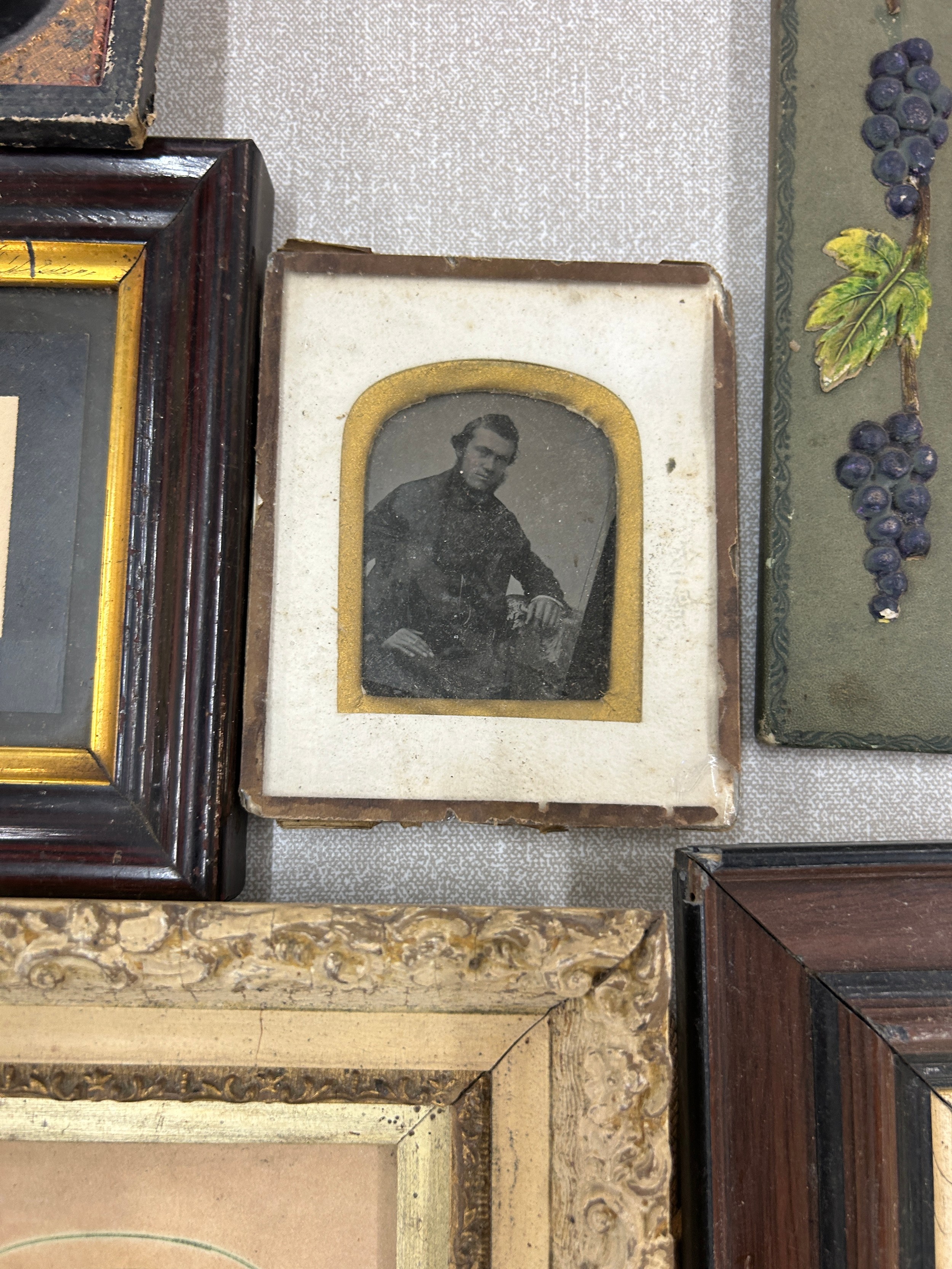 Large selection of framed antique photos largest measures approximately 16 inches by 16 inches - Image 5 of 10