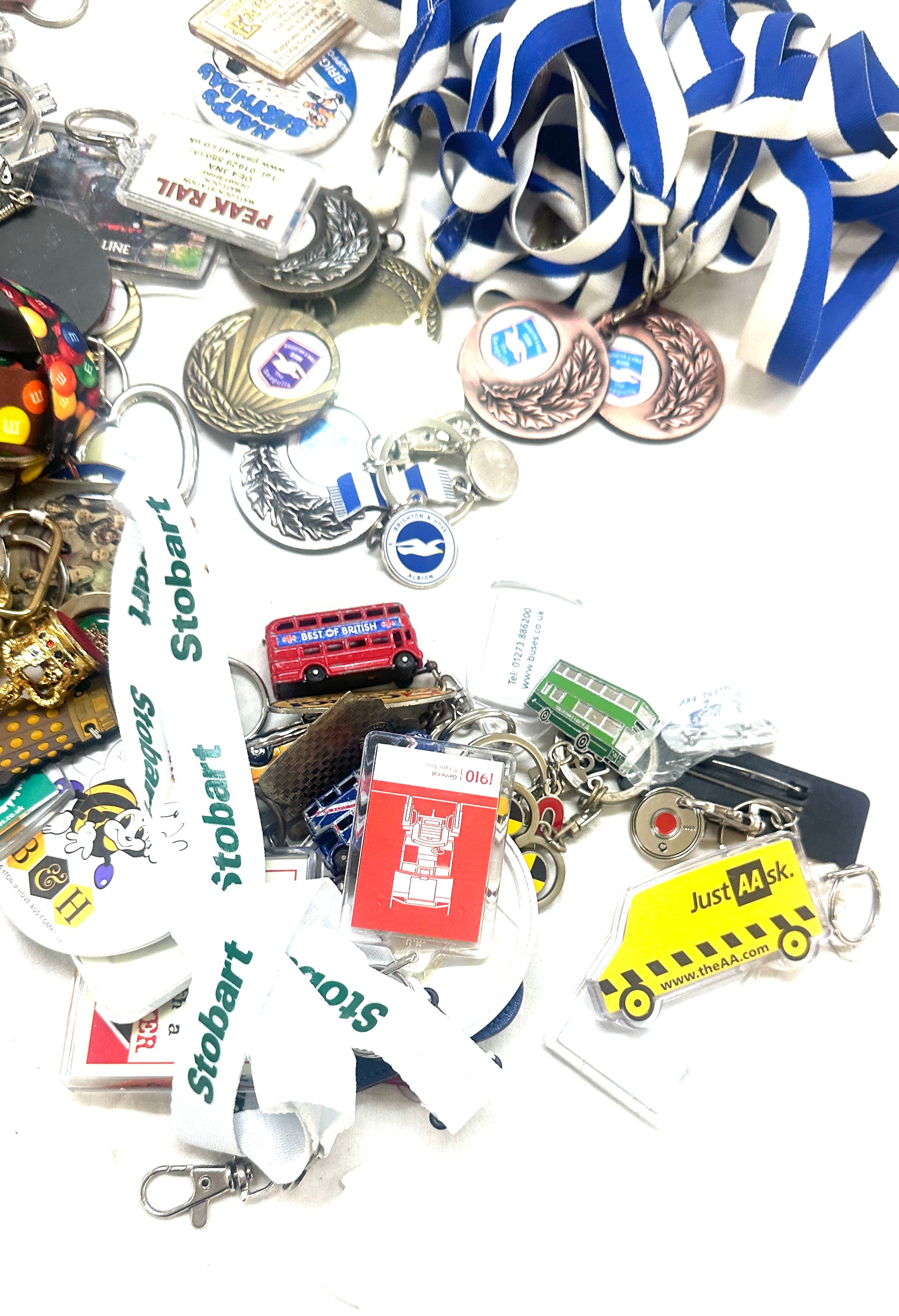 Selection of key rings includes transport models, planes, dr who, coca cola etc - Image 4 of 5