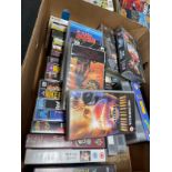 Large selection of VHS tapes, approximately 100 plus to include Star Wars, Simpsons, Harry Potter