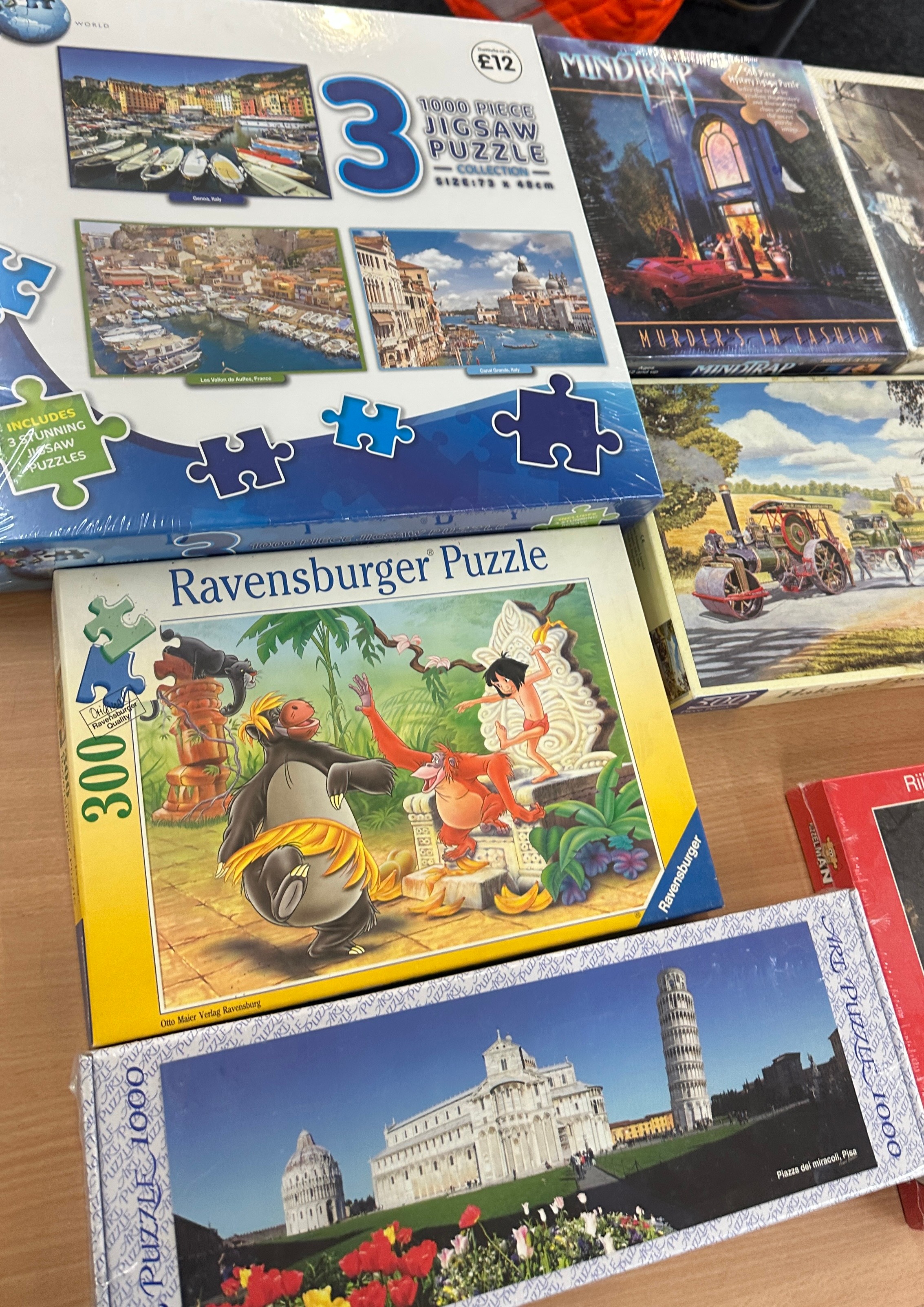 Selection of approximately 20 jigsaws, some factory sealed - Image 2 of 5