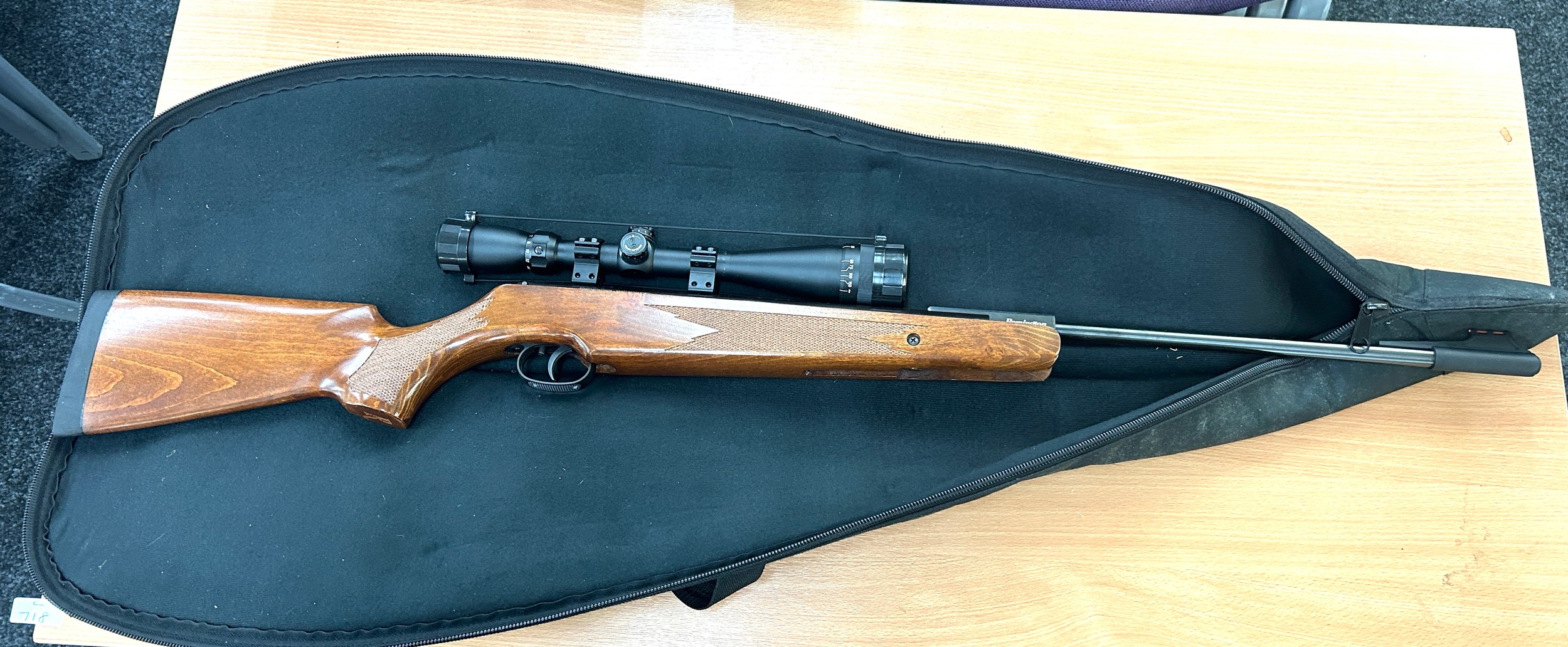 Remington 1.77 air rifle with a telescopic Diana lens