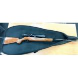 Remington 1.77 air rifle with a telescopic Diana lens