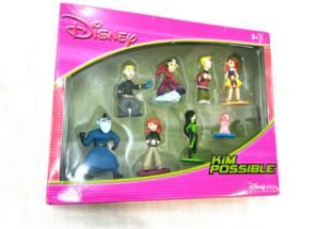 Disney Kim Possible boxed character figures / set