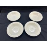 4 Vintage Military bowls to include years 1966,67,68