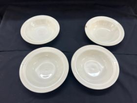 4 Vintage Military bowls to include years 1966,67,68