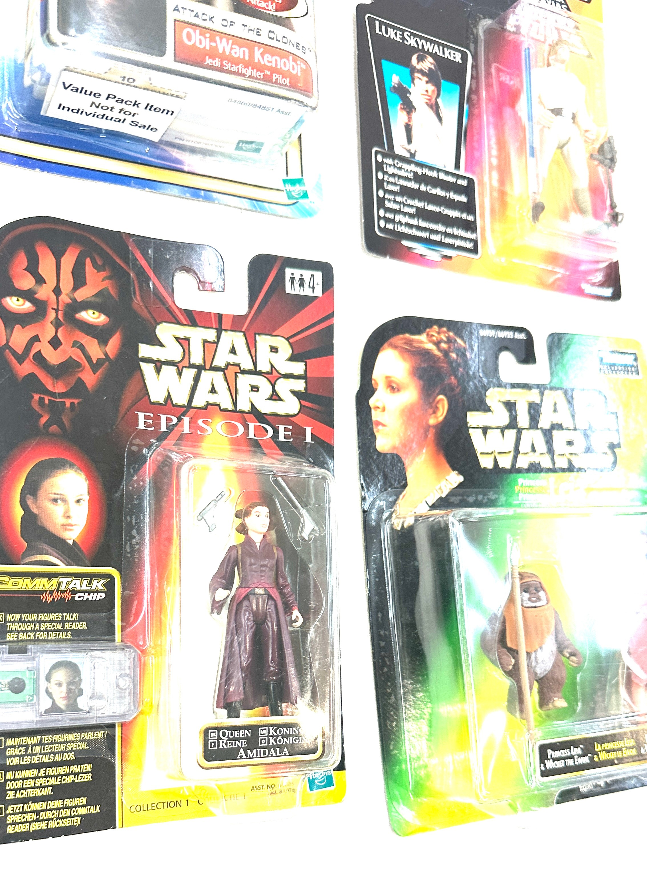 Star Wars 4 figure stampers, Kenner Star Wars figures Leia, Luke Skywalker, Princess Leia and - Bild 4 aus 8